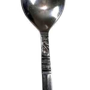 Set 4 Vintage Orleans Stainless Korea Stacie Pattern Teaspoons